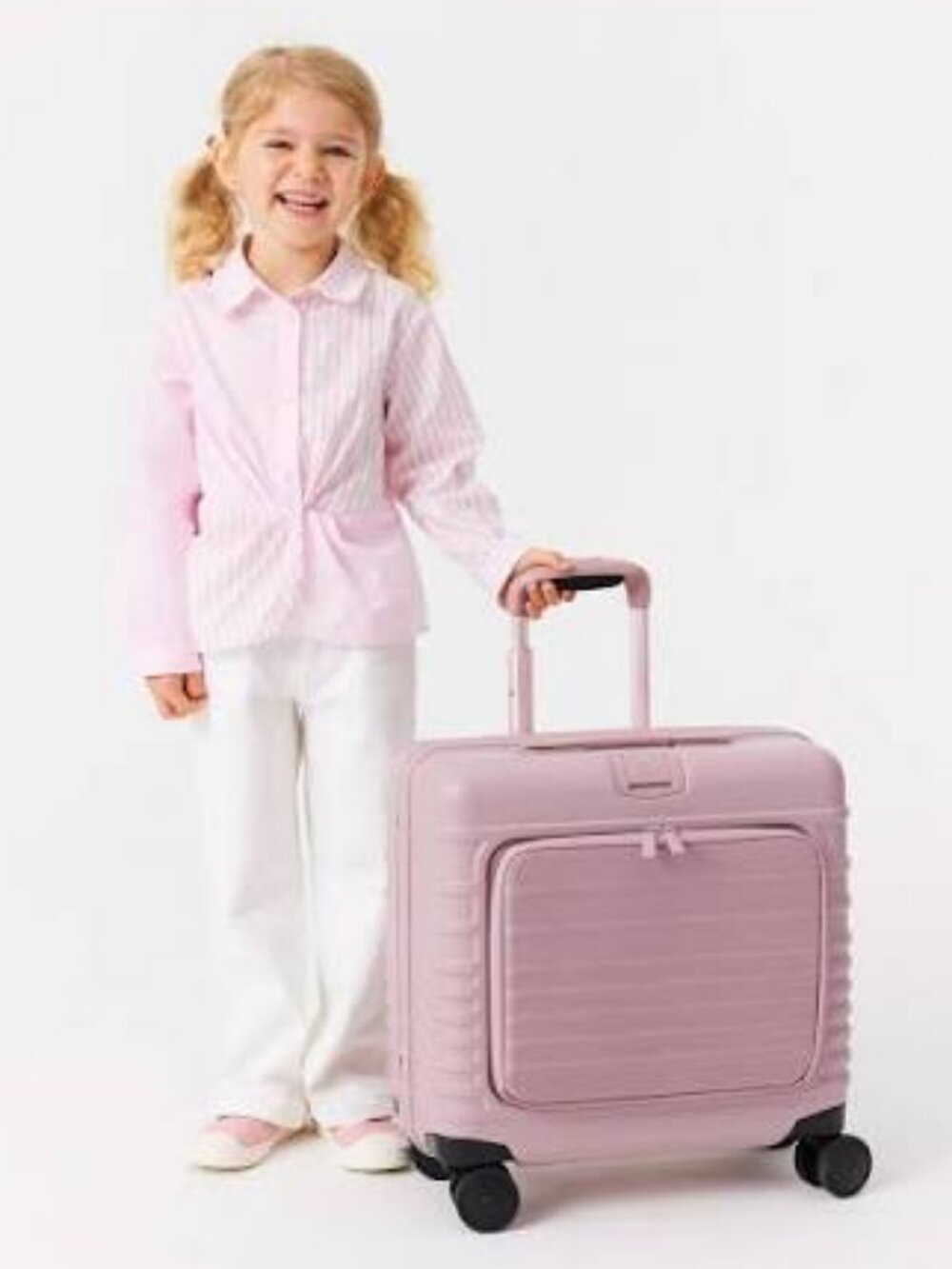 RARE! NWT BÉIS Kids Mini Roller Suitcase in Atlas Pink - DISCONTINUED!
